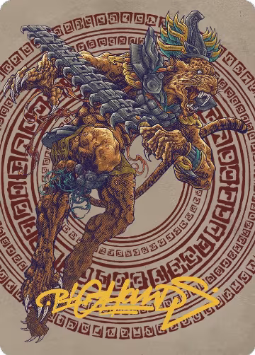 Sovereign Okinec Ahau Art Card (Gold-Stamped Signature) (53), Art Series: The Lost Caverns of Ixalan — Magic card price