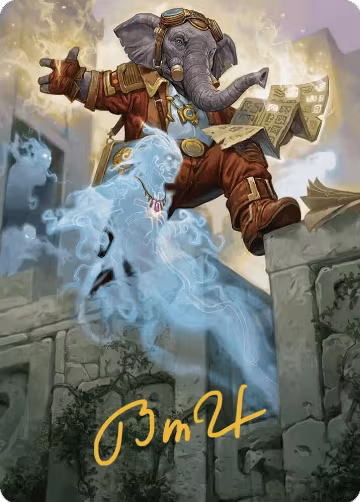 Quintorius Kand Art Card (37/81) (Gold-Stamped Signature) (37), Art Series: The Lost Caverns of Ixalan — Magic card price