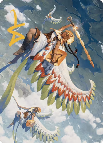 Resplendent Angel Art Card (5/81) (Gold-Stamped Signature) (5), Art Series: The Lost Caverns of Ixalan — Magic card price