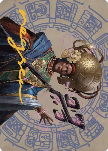Akal Pakal, First Among Equals Art Card (46/81) (Gold-Stamped Signature) (46), Art Series: The Lost Caverns of Ixalan — Magic card price