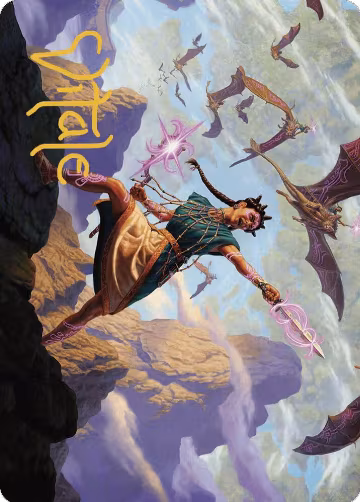 Warden of the Inner Sky Art Card (Gold-Stamped Signature) (7), Art Series: The Lost Caverns of Ixalan — Magic card price