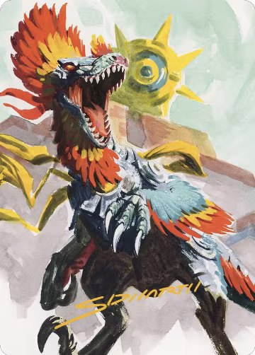 Pantlaza, Sun-Favored Art Card (Gold-Stamped Signature) (75) — card price