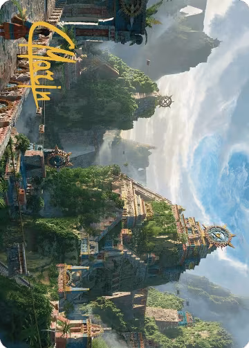 Clifftop Retreat Art Card (Gold-Stamped Signature) (81), Art Series: The Lost Caverns of Ixalan — Magic card price