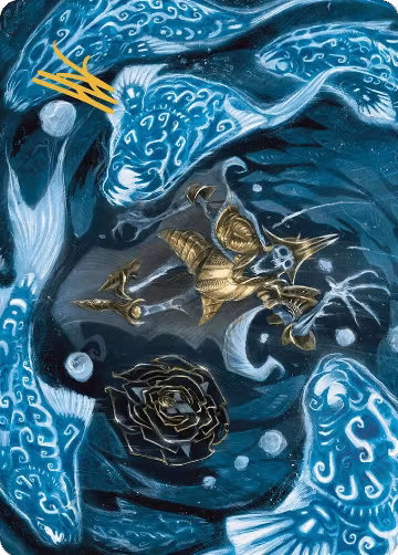 Eaten by Piranhas Art Card (Gold-Stamped Signature) (11), Art Series: The Lost Caverns of Ixalan — Magic card price