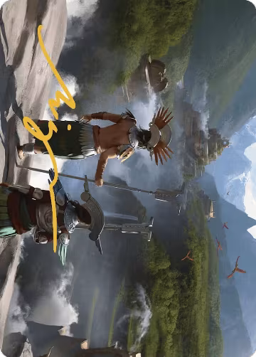 Glimpse the Core Art Card (Gold-Stamped Signature) (25), Art Series: The Lost Caverns of Ixalan — Magic card price