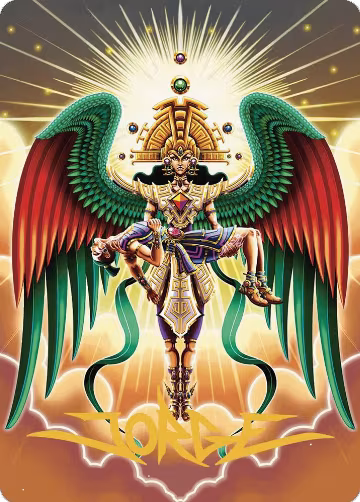 Resplendent Angel Art Card (59/81) (Gold-Stamped Signature) (59), Art Series: The Lost Caverns of Ixalan — Magic card price