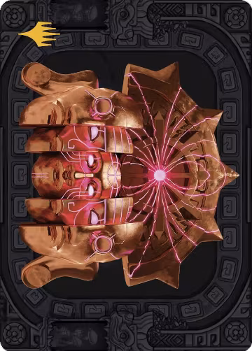Ojer Taq, Deepest Foundation Art Card (56/81) (Gold-Stamped Planeswalker Symbol) (56), Art Series: The Lost Caverns of Ixalan — Magic card price
