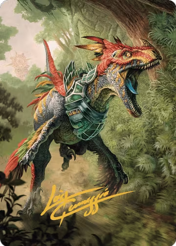 Dinosaur Token Art Card (Gold-Stamped Signature) (67), Art Series: The Lost Caverns of Ixalan — Magic card price
