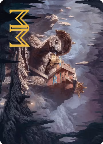 Bedrock Tortoise Art Card (Gold-Stamped Signature) (23), Art Series: The Lost Caverns of Ixalan — Magic card price