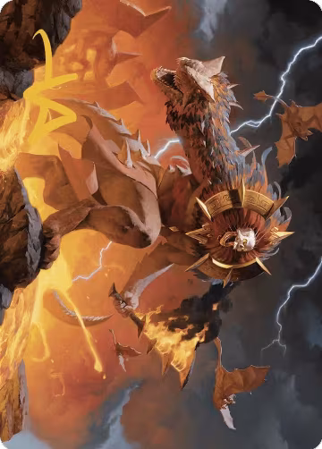 Ojer Axonil, Deepest Might Art Card (Gold-Stamped Signature) (20), Art Series: The Lost Caverns of Ixalan — Magic card price