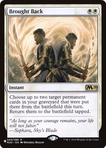 Brought Back (009/280), The List Reprints — Magic card price