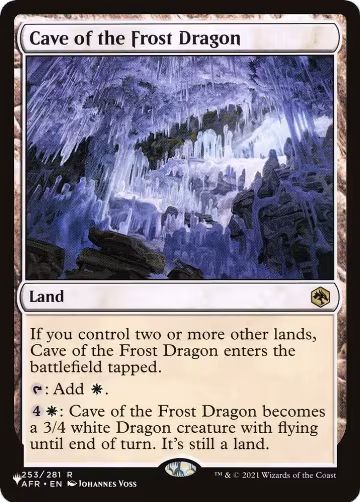 Cave of the Frost Dragon (253/281), The List Reprints — Magic card price