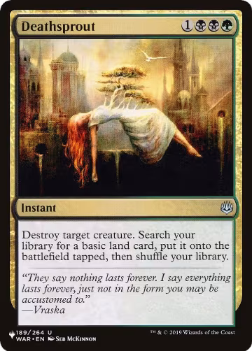 Deathsprout (189/264), The List Reprints — Magic card price
