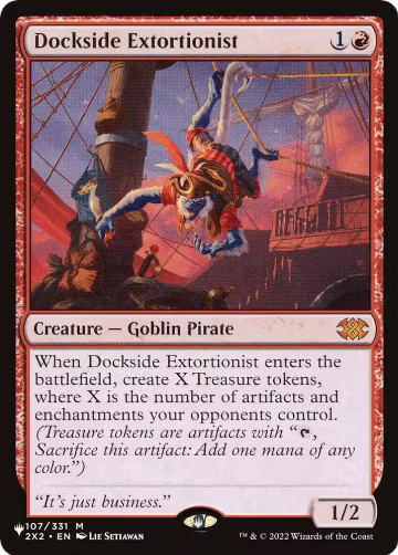 Dockside Extortionist (107/024), The List Reprints — Magic card price