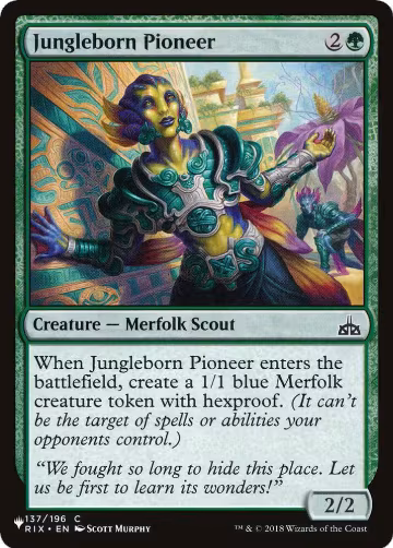 Jungleborn Pioneer (137/196), The List Reprints — Magic card price