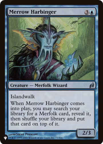 Merrow Harbinger (73/301), The List Reprints — Magic card price