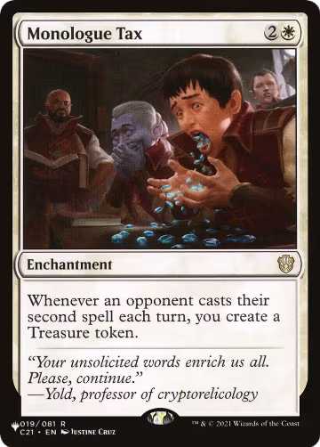 Monologue Tax (019/081), The List Reprints — Magic card price