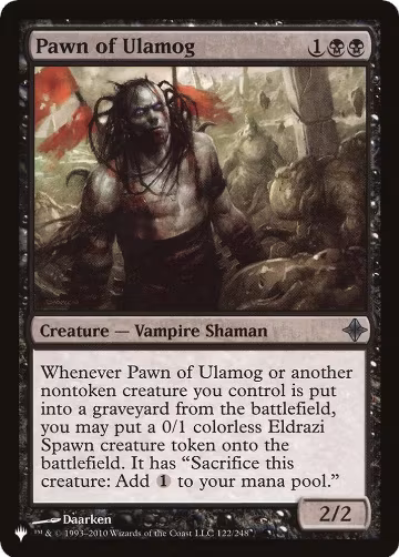 Pawn of Ulamog (122/248), The List Reprints — Magic card price