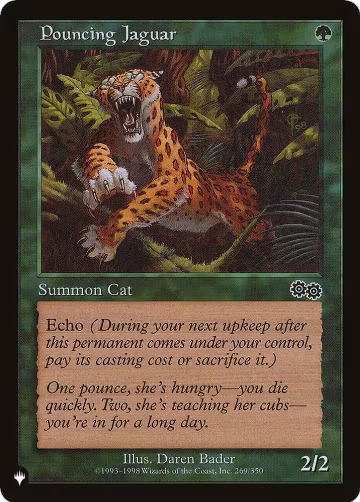Pouncing Jaguar (269/350), The List Reprints — Magic card price