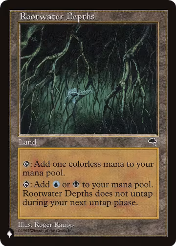 Rootwater Depths, The List Reprints — Magic card price