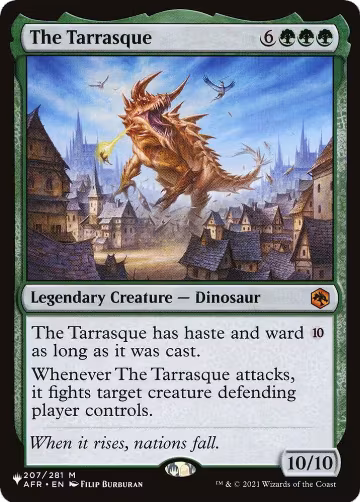 The Tarrasque (207/281), The List Reprints — Magic card price