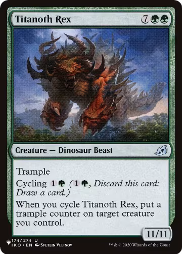 Titanoth Rex (174/274), The List Reprints — Magic card price
