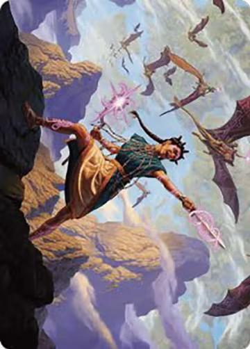 Warden of the Inner Sky Art Card (7), Art Series: The Lost Caverns of Ixalan — Magic card price