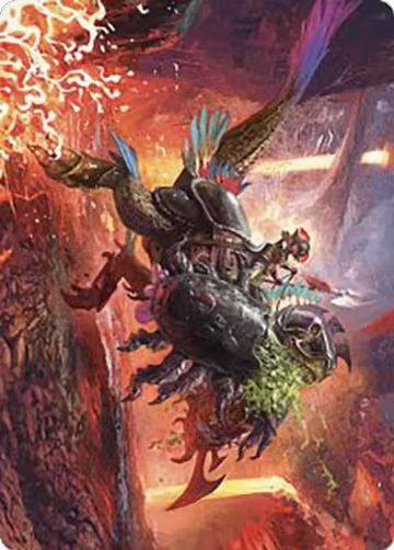 Triumphant Chomp Art Card (21), Art Series: The Lost Caverns of Ixalan — Magic card price