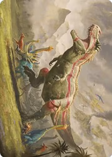Ghalta, Stampede Tyrant Art Card (24), Art Series: The Lost Caverns of Ixalan — Magic card price