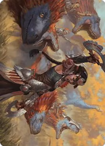 Huatli, Poet of Unity Art Card (27), Art Series: The Lost Caverns of Ixalan — Magic card price