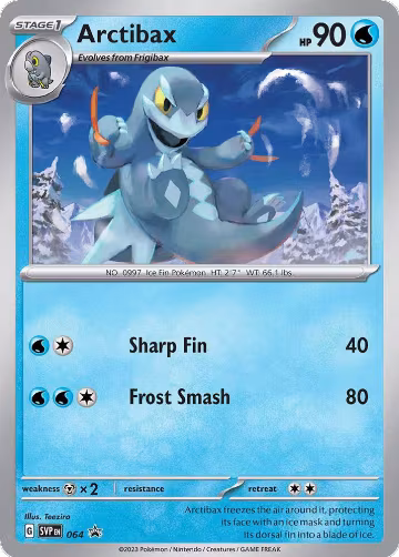 Arctibax - 064 (064), Scarlet & Violet Promo Cards — Pokémon card price