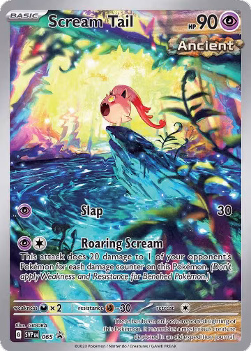 Scream Tail - 065 (065), Scarlet & Violet Promo Cards — Pokémon card price