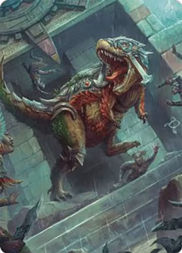 Carnage Tyrant Art Card (66), Art Series: The Lost Caverns of Ixalan — Magic card price