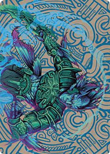 Hakbal of the Surging Soul Art Card (74), Art Series: The Lost Caverns of Ixalan — Magic card price