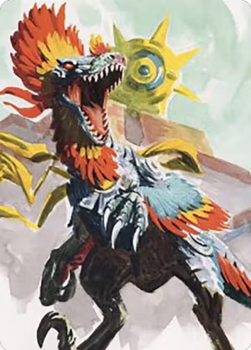 Pantlaza, Sun-Favored Art Card (75), Art Series: The Lost Caverns of Ixalan — Magic card price