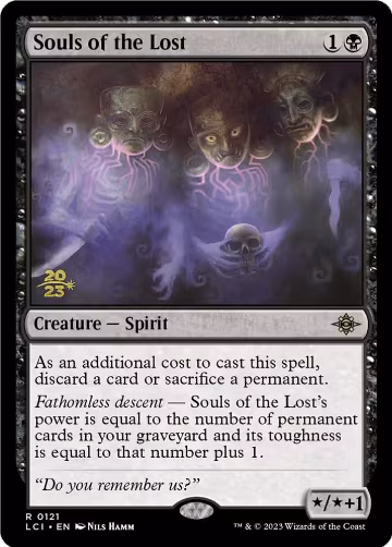 Souls of the Lost (121), Prerelease Cards — Magic card price