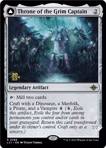 Throne of the Grim Captain (266), Prerelease Cards — Magic card price
