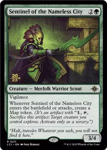 Sentinel of the Nameless City (211), Prerelease Cards — Magic card price