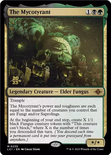 The Mycotyrant (235), Prerelease Cards — Magic card price