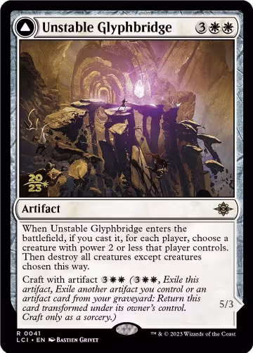 Unstable Glyphbridge (41), Prerelease Cards — Magic card price