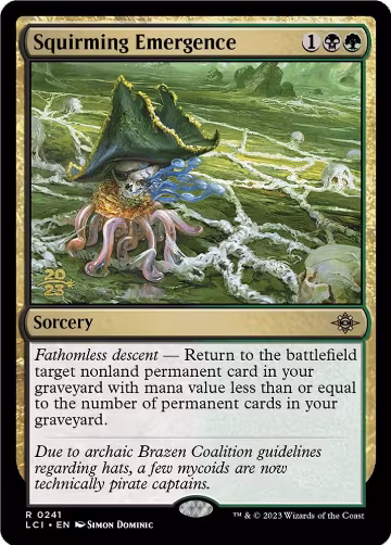 Squirming Emergence (241), Prerelease Cards — Magic card price