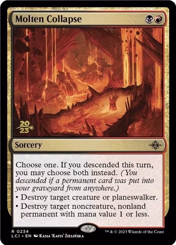 Molten Collapse (234), Prerelease Cards — Magic card price