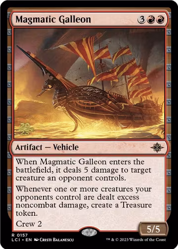 Magmatic Galleon (157), Prerelease Cards — Magic card price