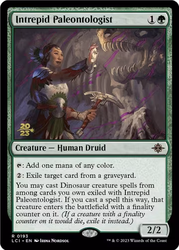 Intrepid Paleontologist (193), Prerelease Cards — Magic card price