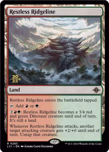 Restless Ridgeline (283), Prerelease Cards — Magic card price