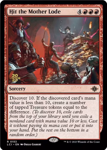 Hit the Mother Lode (153), Prerelease Cards — Magic card price