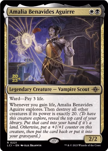 Amalia Benavides Aguirre (221), Prerelease Cards — Magic card price