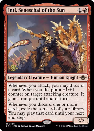 Inti, Seneschal of the Sun (156), Prerelease Cards — Magic card price