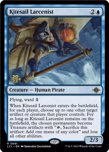 Kitesail Larcenist (61), Prerelease Cards — Magic card price