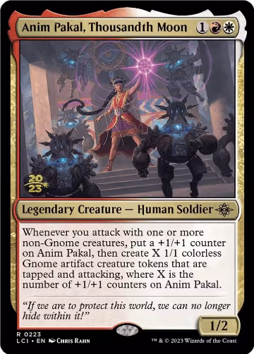 Anim Pakal, Thousandth Moon (223), Prerelease Cards — Magic card price